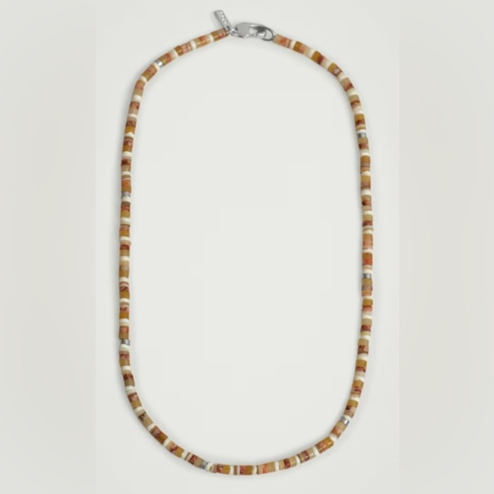 New COS Elegant Semi-Precious Multicolor Beaded Necklace